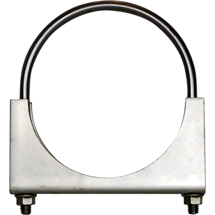 DOT102 4" DOT104 5" FLAT MUFFLER CLAMPS