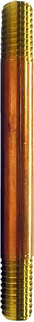 1/4" x 3" No Lead Brass Nipple