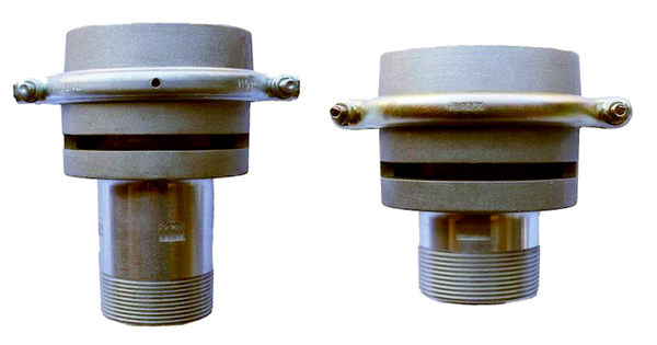 DWP123 / DWP124 Valew Style Air Actuated Spray Heads 7" and 8.75" Tall