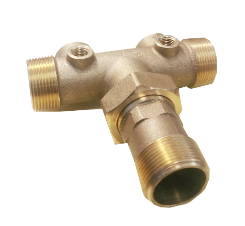 CICS125BSUENL 1-1/4" SHORT TANK TEE WITH UNION