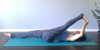 Reclined Big Toe Pose A, Supta Padangusthasana A,