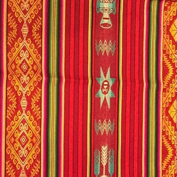 I traditional tapestry(table runner) woven by hand by Indigenous from Otavalo-Ecuador
