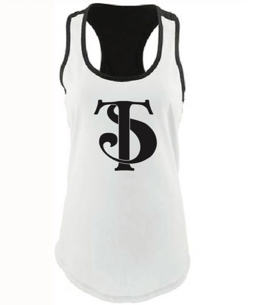 TS Logo Two Toned Racer Back Tank