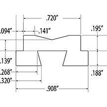 BAY DOOR RUBBER HINGE 25 FT ROLL