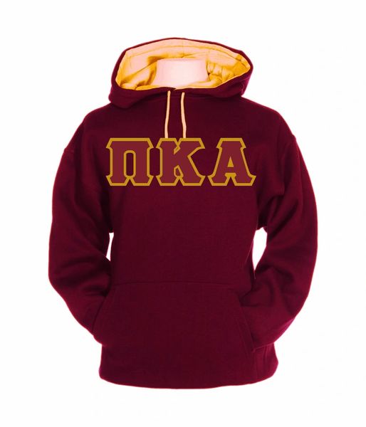 PIKE Garnet and Gold Hooded Sweatshirt