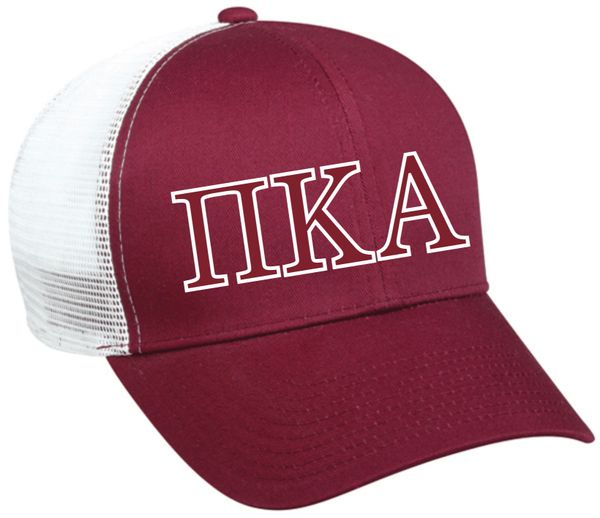 NEW! PIKE Trucker Cap Richardson Style 112. Maroon.