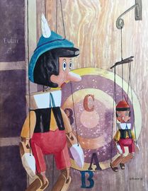 Pinocchio painting 