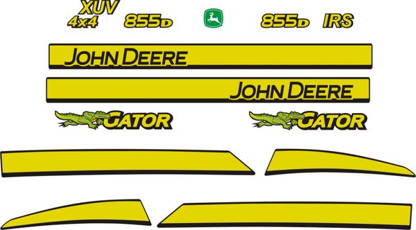 John Deere Gator 855D Decal Kit