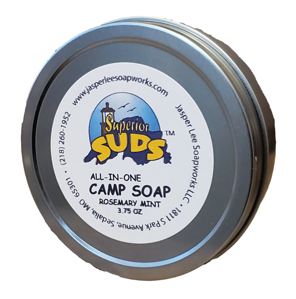 All-in-one Camp Soap in a Tin