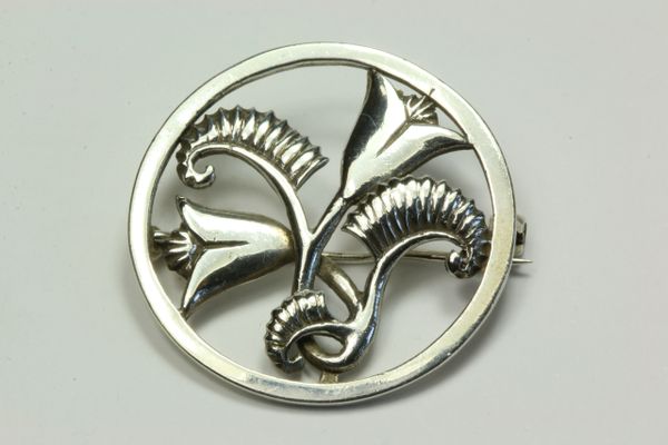 Silver Stylish stock pin