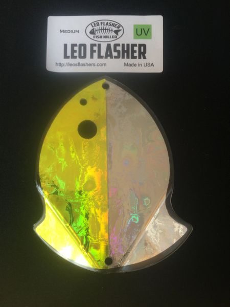 Medium Leo Flasher Chartreuse Frost / Silver