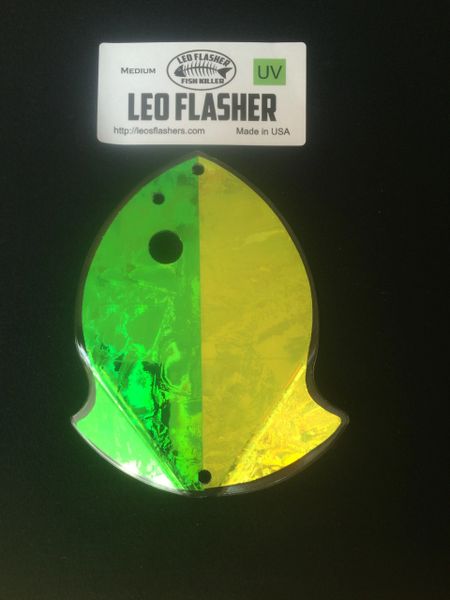 Medium Leo Flasher Green Frost / Chartreuse
