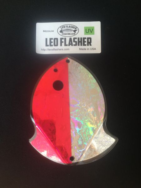 Medium Leo Flasher Pink Frost / Silver