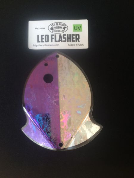 Medium Leo Flasher Purple Frost / Silver