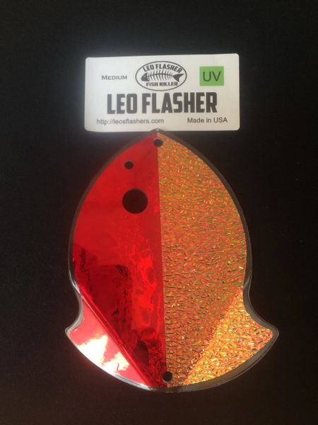 Medium Leo Flasher Red Frost / Crushed Pearl