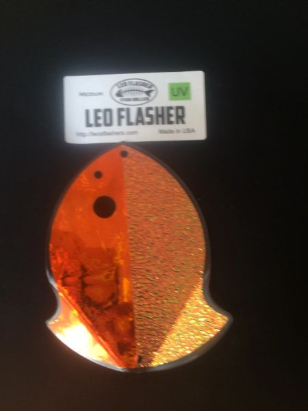 Medium Leo Flasher Orange Frost / Crushed Pearl