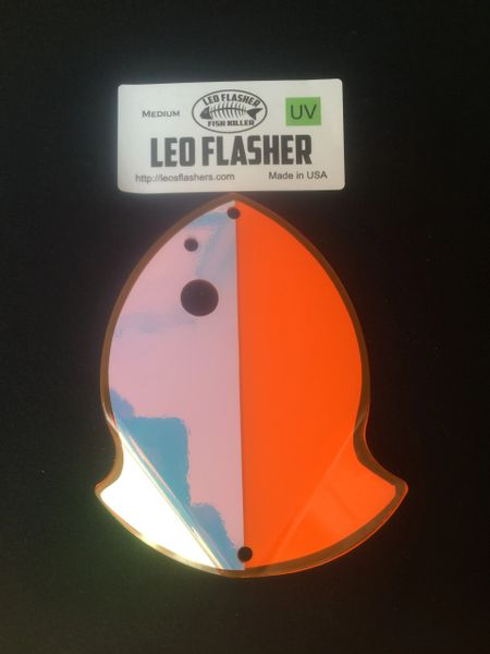 Medium Leo Flasher Orange Moon Jelly