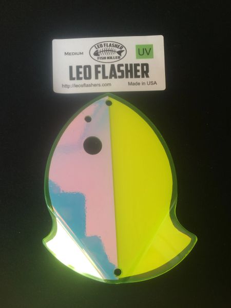 Medium Leo Flasher Chartreuse Moon Jelly