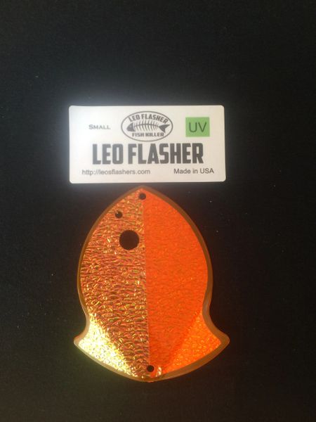 Small Leo Flasher Orange / Crushed Pearl