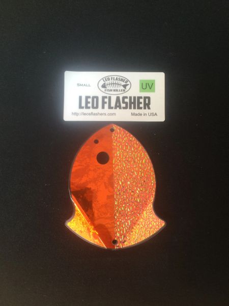 Small Leo Flasher Orange Frost / Crushed Pearl