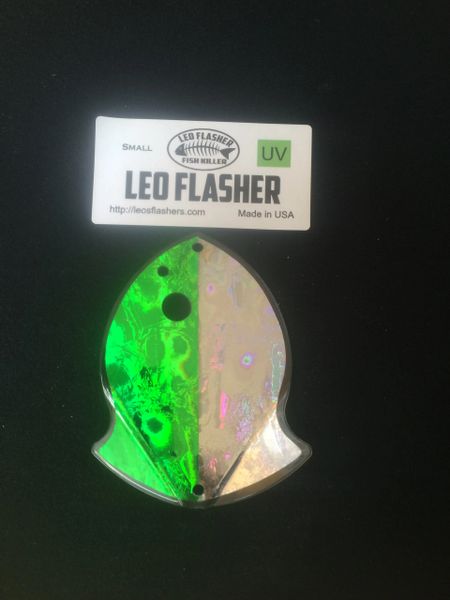 Small Leo Flasher Green Frost / Silver Frost