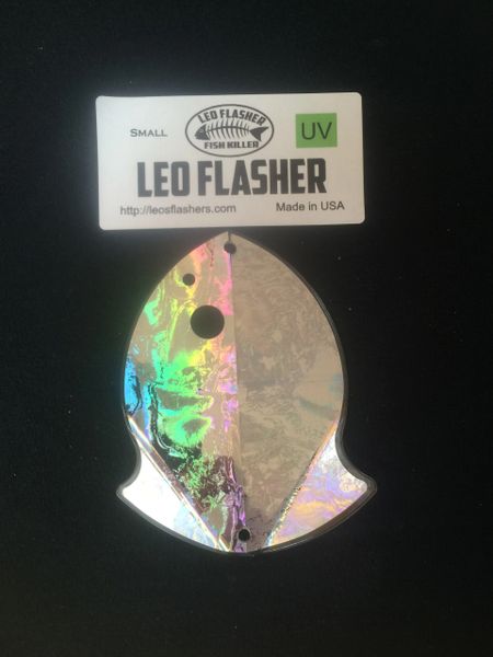 Small Leo Flasher Silver Frost