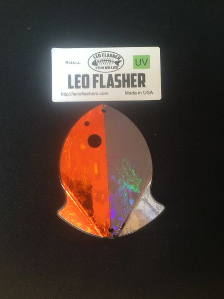 Small Leo Flasher Orange Frost / Black Frost