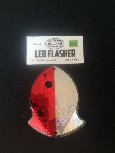 Small Leo Flasher Red Frost / Silver Frost