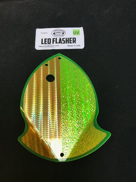 Large Leo Flasher 50/50 Gold SS Crush on Chart