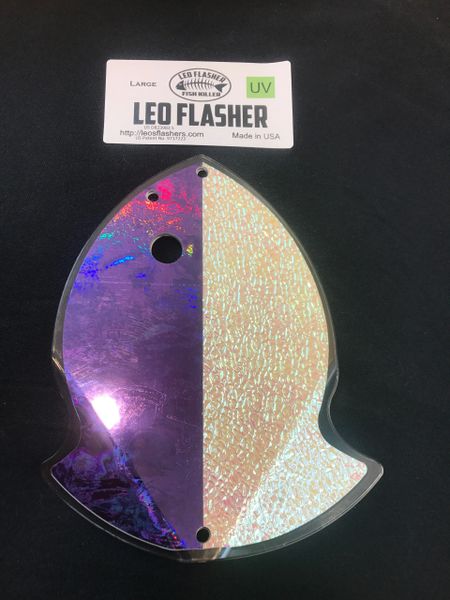Large Leo Flasher Purple Glow