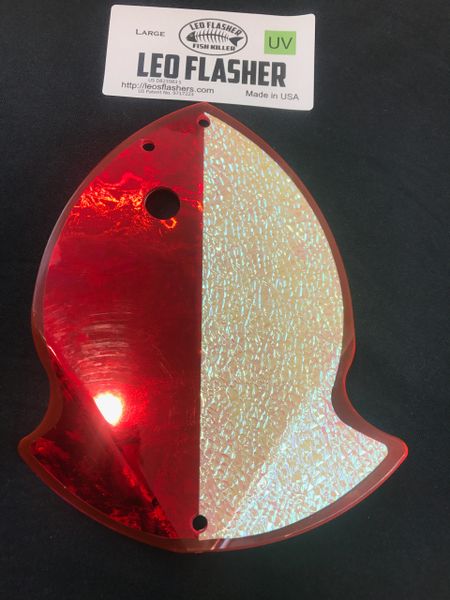 Large Leo Flasher Red Glow