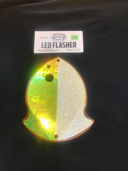 Medium Leo Flasher Chartreuse Glow