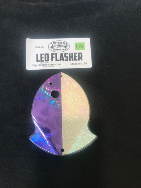 Small Leo Flasher Purple Glow