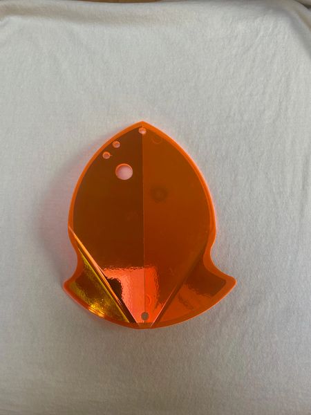 Large Leo Flasher UV Orange