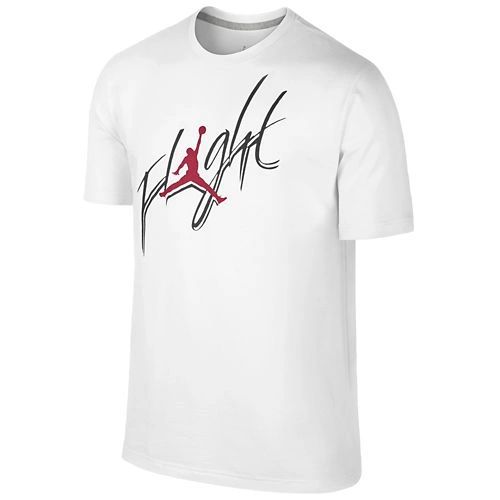 Jordan Flight T-Shirt White/Gym Red | Pure Fire Kicks