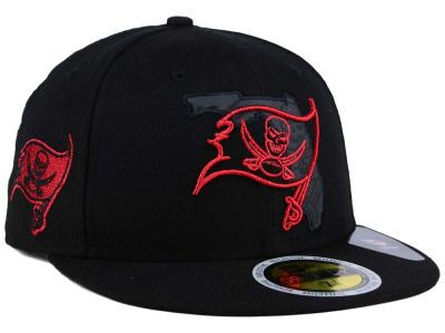 Tampa Bay Buccaneers Sugar Skull Red UV GCP 59FIFTY Black New Era