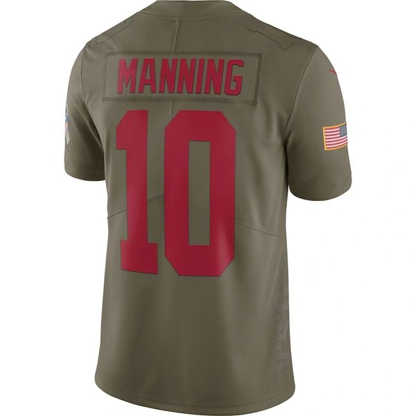 Nike NFL Salute To Service Limited New York Giants Manning Jersey ...