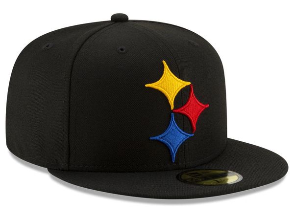 New Era Nfl 59fifty Logo Elements Collection Pittsburgh Steelers Fitted Cap