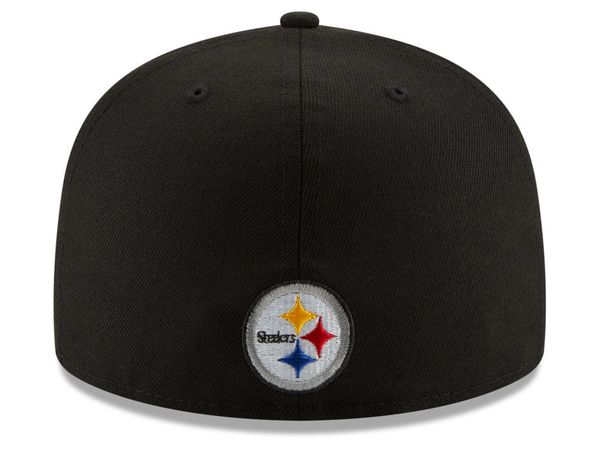 New Era Nfl 59fifty Logo Elements Collection Pittsburgh Steelers Fitted Cap