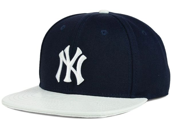 Pro Standard MLB Team White New York Yankees Strapback Cap | Pure Fire ...