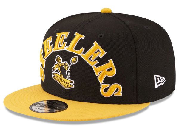 New Era NFL 9FIFTY Retro Logo Pittsburgh Steelers Snapback Cap | Pure ...