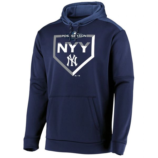 Majestic MLB 2019 Postseason Dugout New York Yankees Hoodie | Pure Fire ...