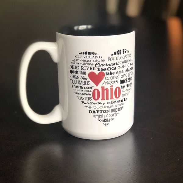 Art checkerboard Coffee cup dish Mug high beauty Ohio State