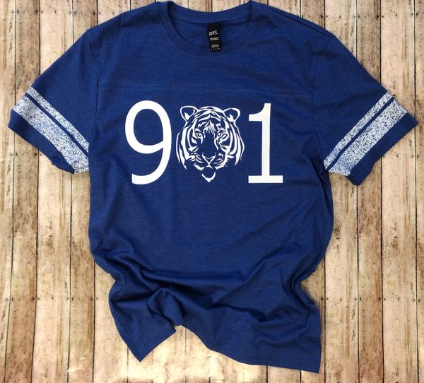 Memphis Tiger 901 Tshirt Custom mascots and cities available!