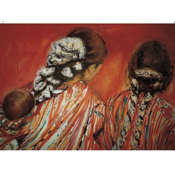 Mayan Women by Marjan van Zeyl Postcards - 1 postcard