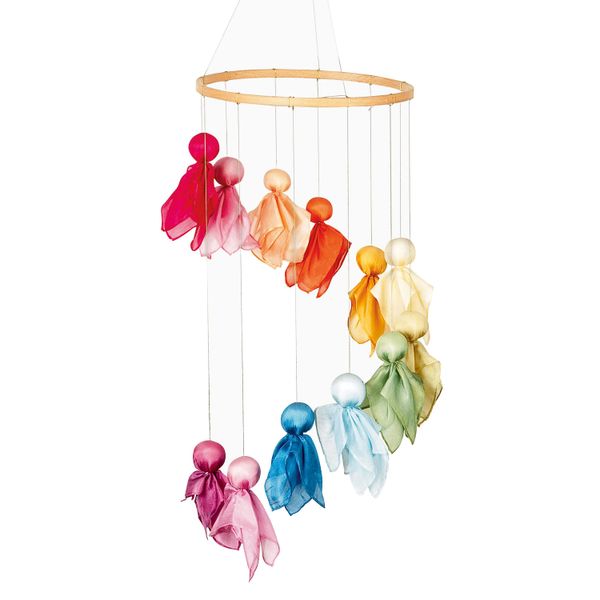 Filges Dancing Fairy-Mobile Creating Set Plant-dyed Silks - 12 Colors