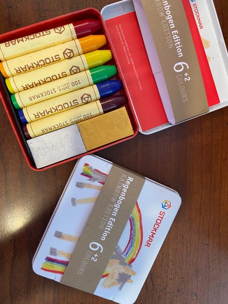 Stockmar Beeswax Crayons - 8 Colors, Stick