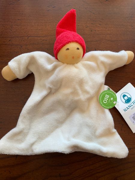 Nanchen Doll 8.26" - White with Red Hat