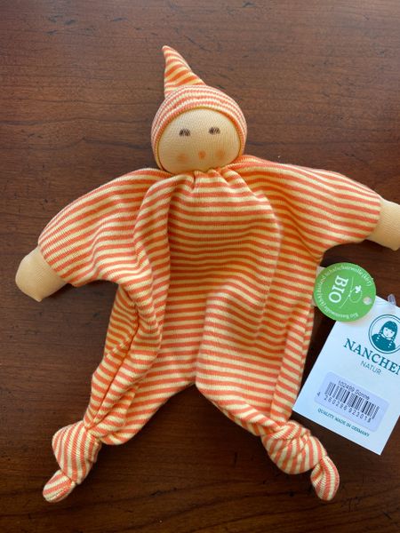 Nanchen Greifling Knotted Doll 9.84" - Orange (Sun)