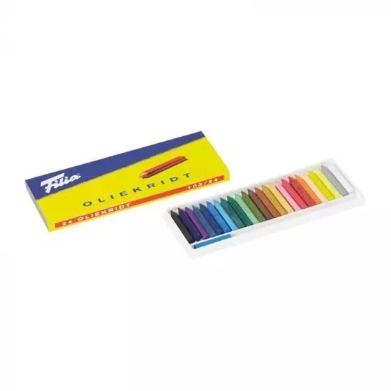 Filia Oil Crayons - 24 Assorted Colors